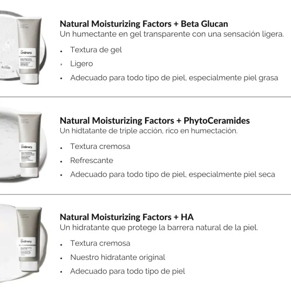 The Ordinary Natural Moisturizing Factors + PhytoCeramides | Hidratante Nutritivo - Imagen 5