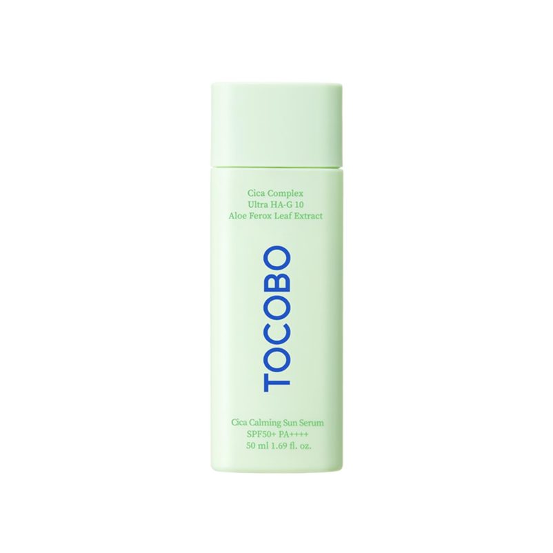 TOCOBO Cica Calming Sun Serum TOCOBO Sérum Solar Calmante Cica SPF50+ PA++++ – protector solar para piel sensible
