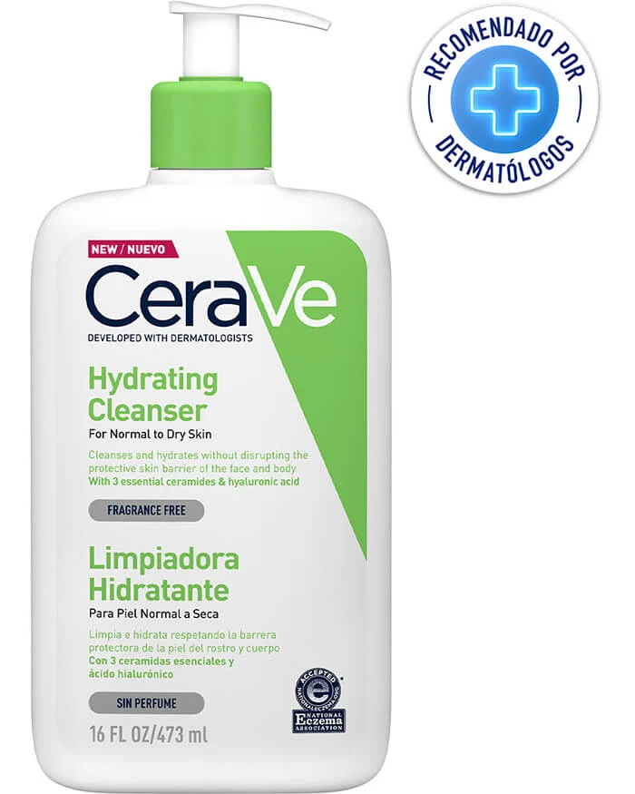 CeraVe Limpiador Hidratante con Ceramidas y Ácido Hialurónico