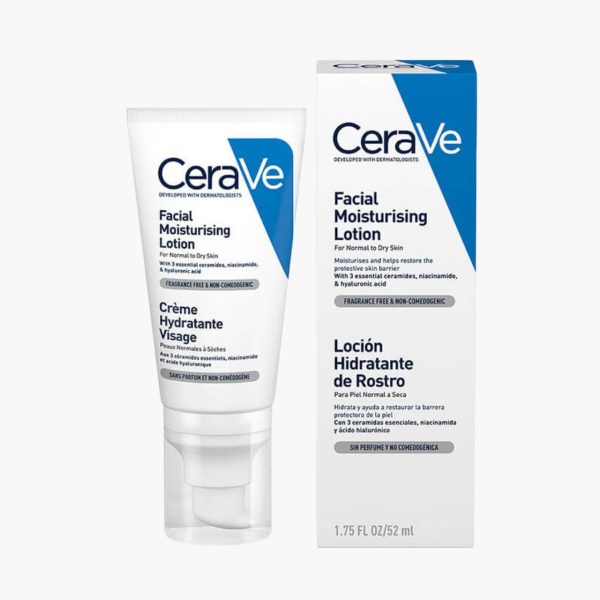 CeraVe Loción Hidratante Facial PM – Hidratación nocturna con ceramidas