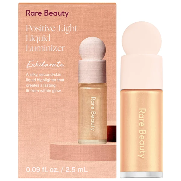 Rare Beauty Mini Iluminador Líquido Positive Light – Brillo natural