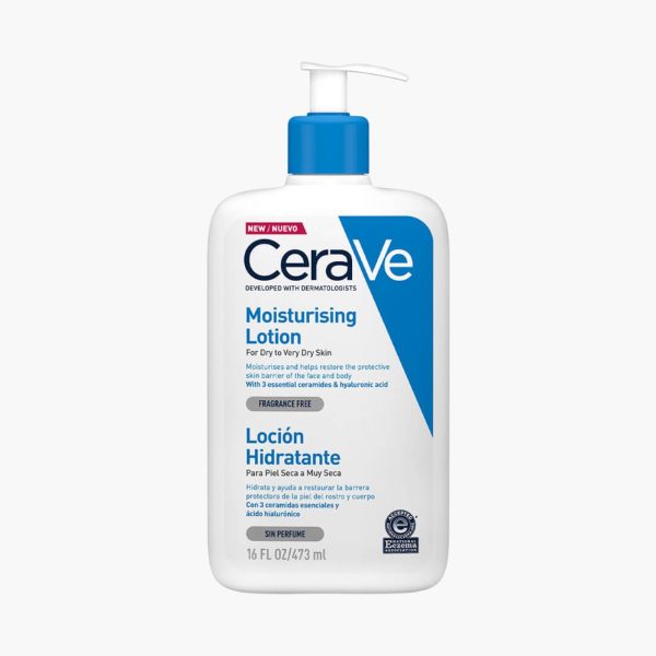 CeraVe Loción Hidratante para rostro y cuerpo – Piel seca a muy seca