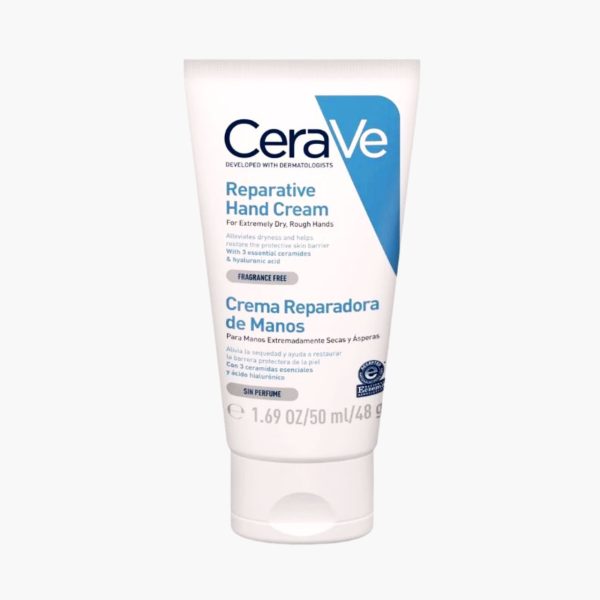 CeraVe Crema Reparadora de Manos – Hidratación para piel muy seca