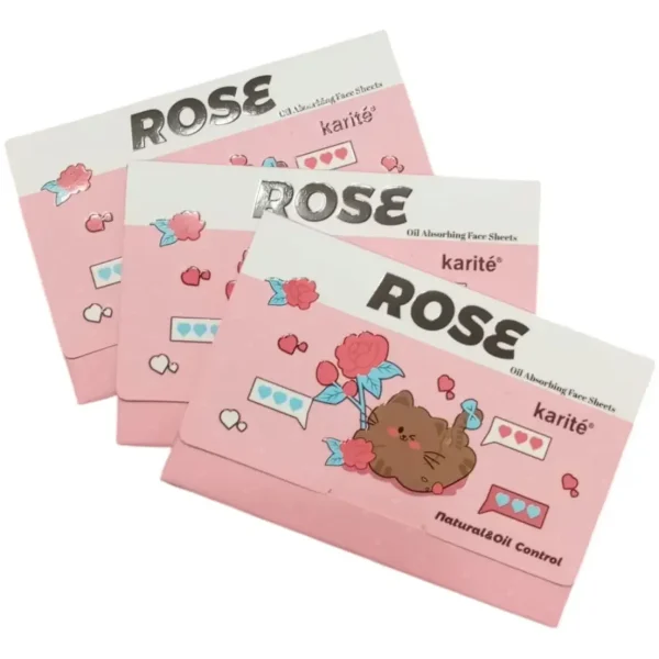 Papel Matificante Facial (Pack 3 x 100) - Rosa