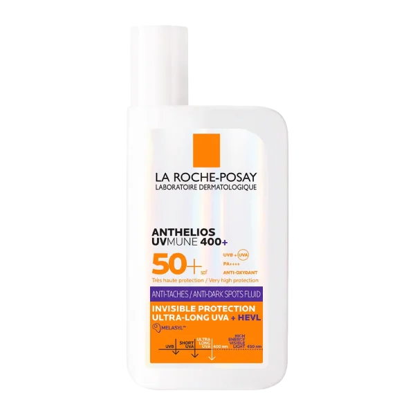 Protector solar antimanchas la roche posay anthelios uvmune 400 fluido despigmentante invisible
