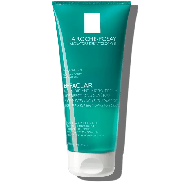 Gel limpiador para imperfecciones severas la roche posay effaclar gel microexfoliante de 200ml