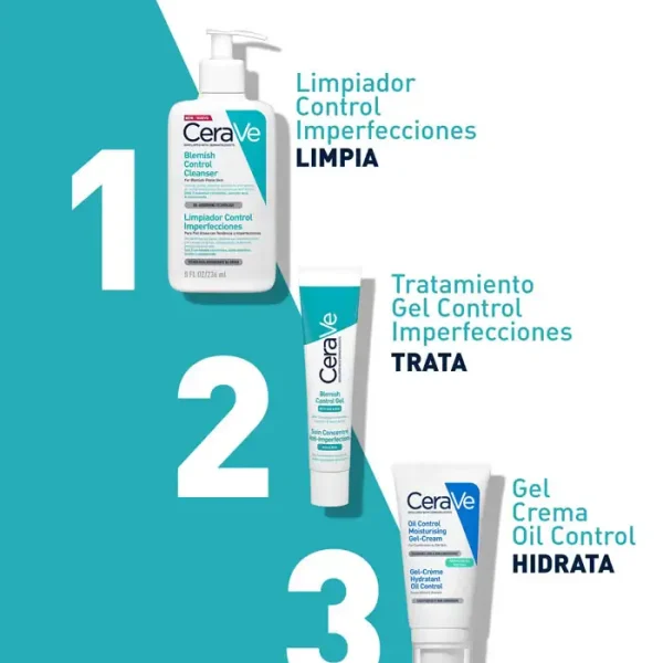 CeraVe Limpiador Control Imperfecciones | Limpiador Anti-Acné con Ácido Salicílico - Imagen 4